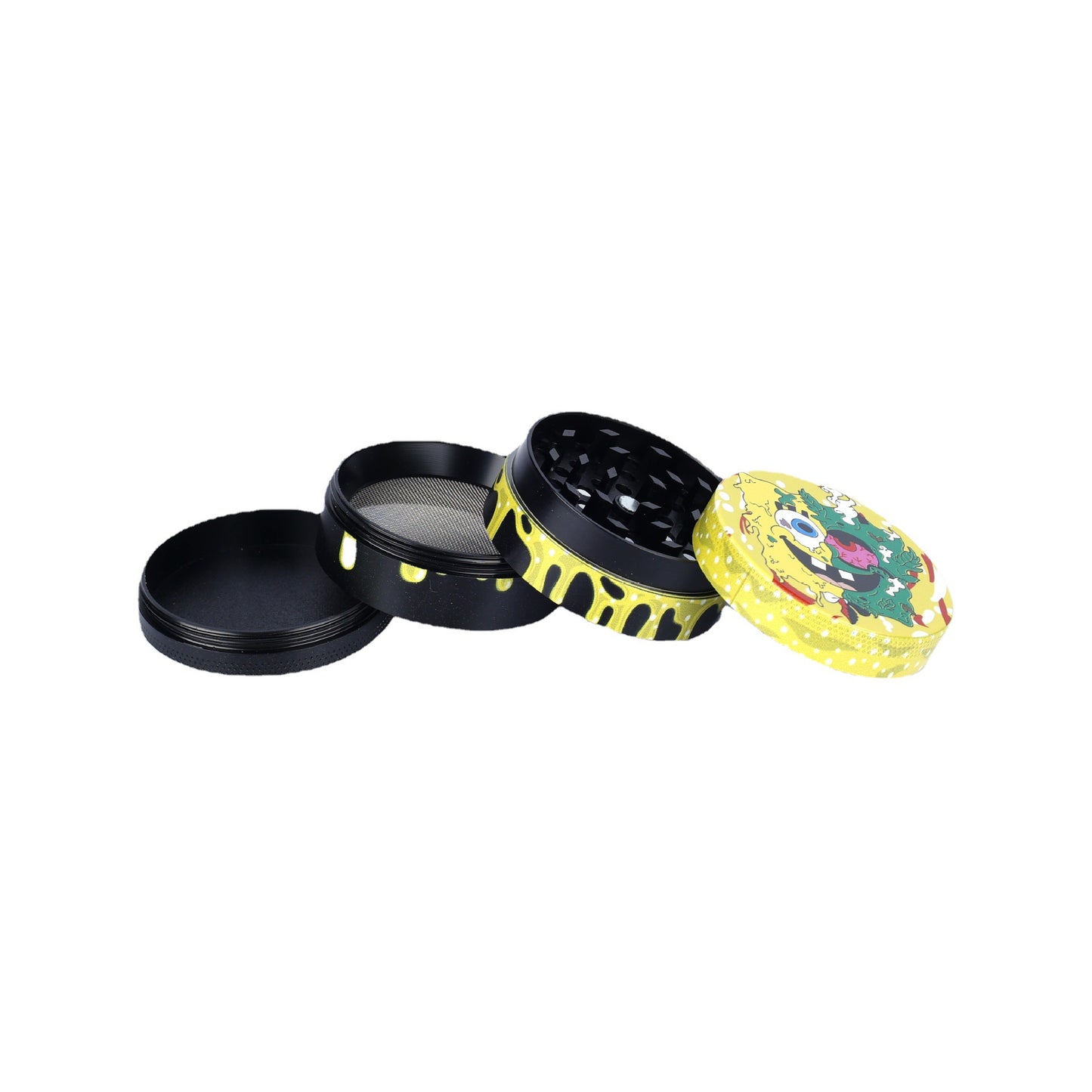 THC DEVICES Metal Color Printed Herb Grinder