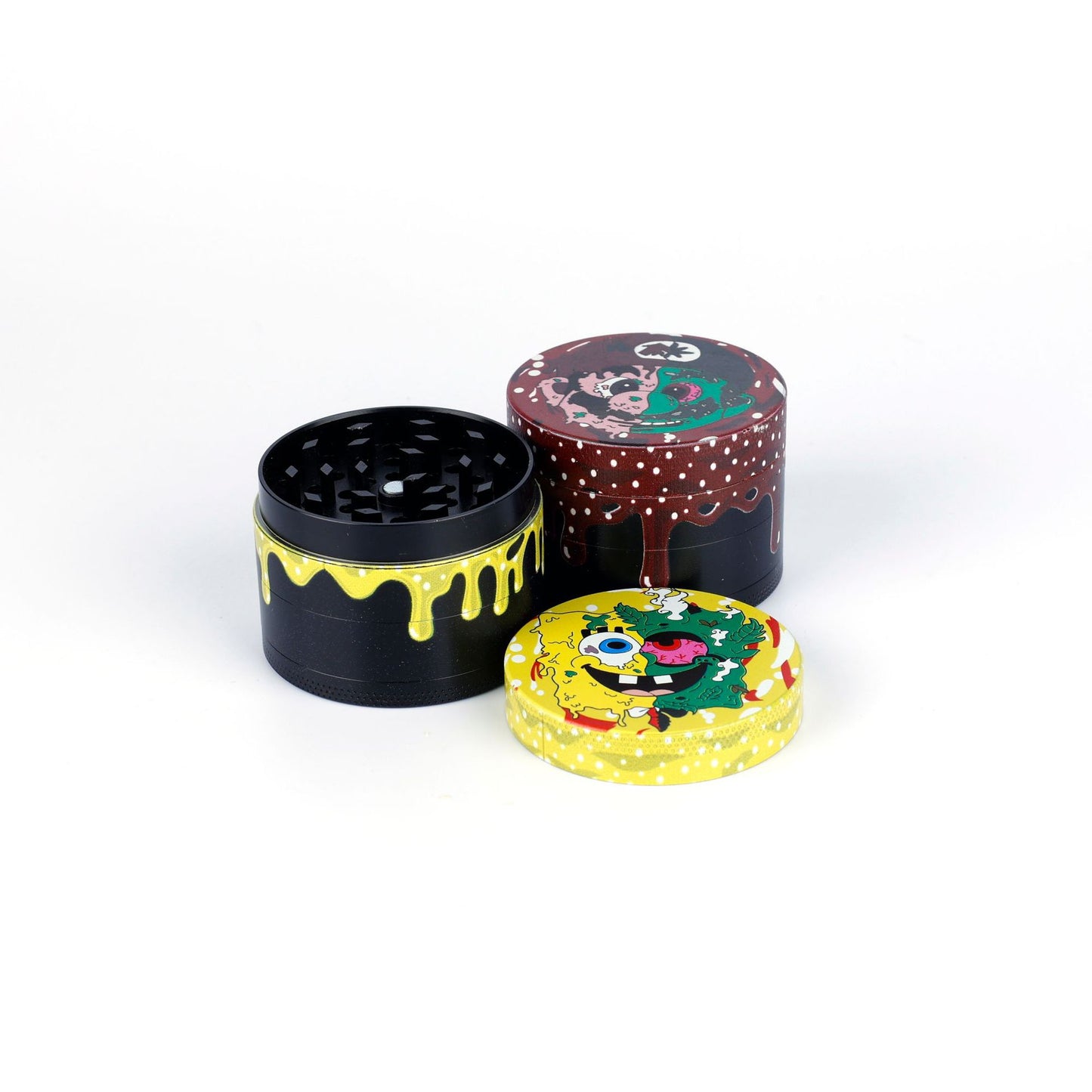 THC DEVICES Metal Color Printed Herb Grinder